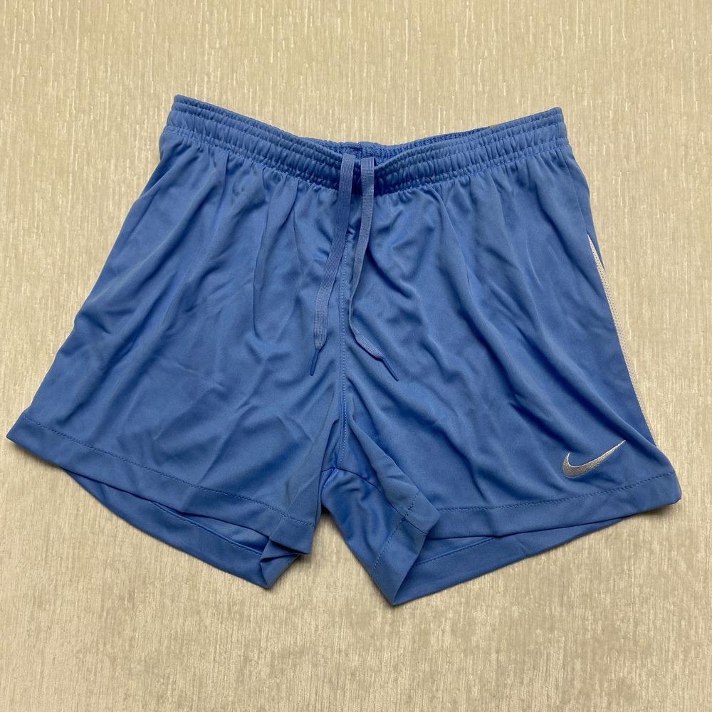 Nike League Knit III Athletic Shorts Womens Small Blue DR0965-448 Drawstring